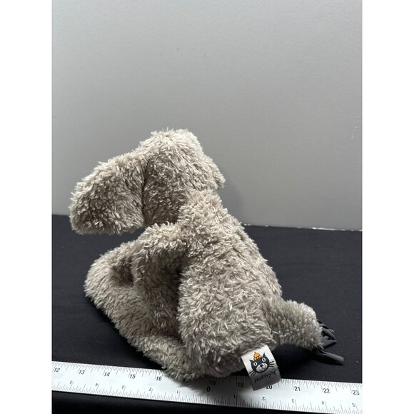 Jellycat Gray Beige Elephant Plush Toy 18" Soft & Cuddly Stuffed Animal For Kids - Picture 3 of 7